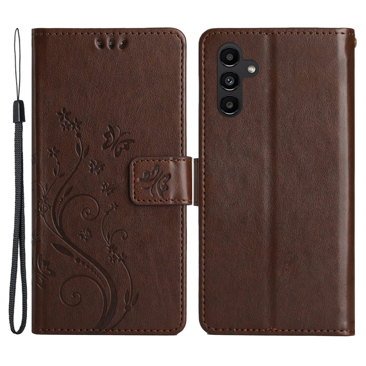 For Samsung Galaxy A54 5G Anti-drop Flower Butterfly Imprinted Flip Phone Cover Shockproof PU Leather Phone Case Wallet Stand For Samsung Galaxy A54 5G Anti-drop Flower Butterfly Imprinted Flip Phone Cover Shockproof PU Leather Phone Case Wallet Stand